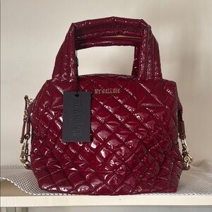 MZ Wallace Red Quilted Bag